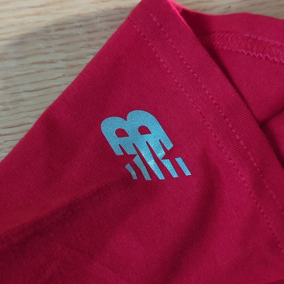 New Balance. Men's Performance T-Shirt. Red. Medium. - Picture 5 of 8